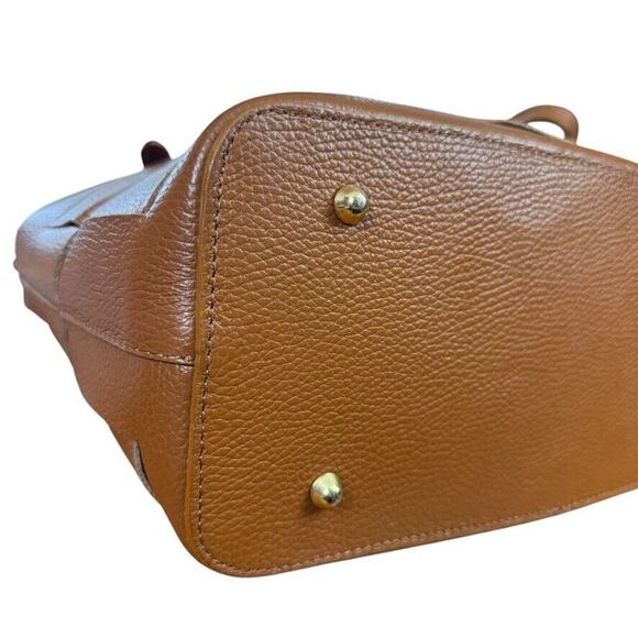 Unica Firenze Borse in Pelle Womens Woven Pebble Leather Satchel Handbag Purse - Picture 11 of 15